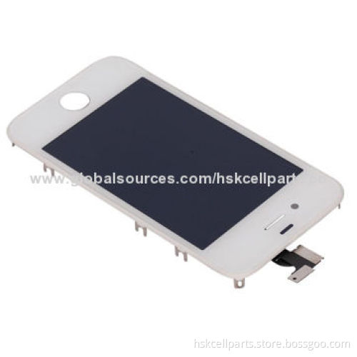Mobile Phone LCD Display with Touchscreen Digitizer Assembly, Replacement for iPhone 4